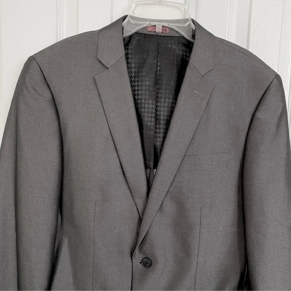 John Varvatos Gray Two Button Sports Jacket Blazer Men's Size 40R